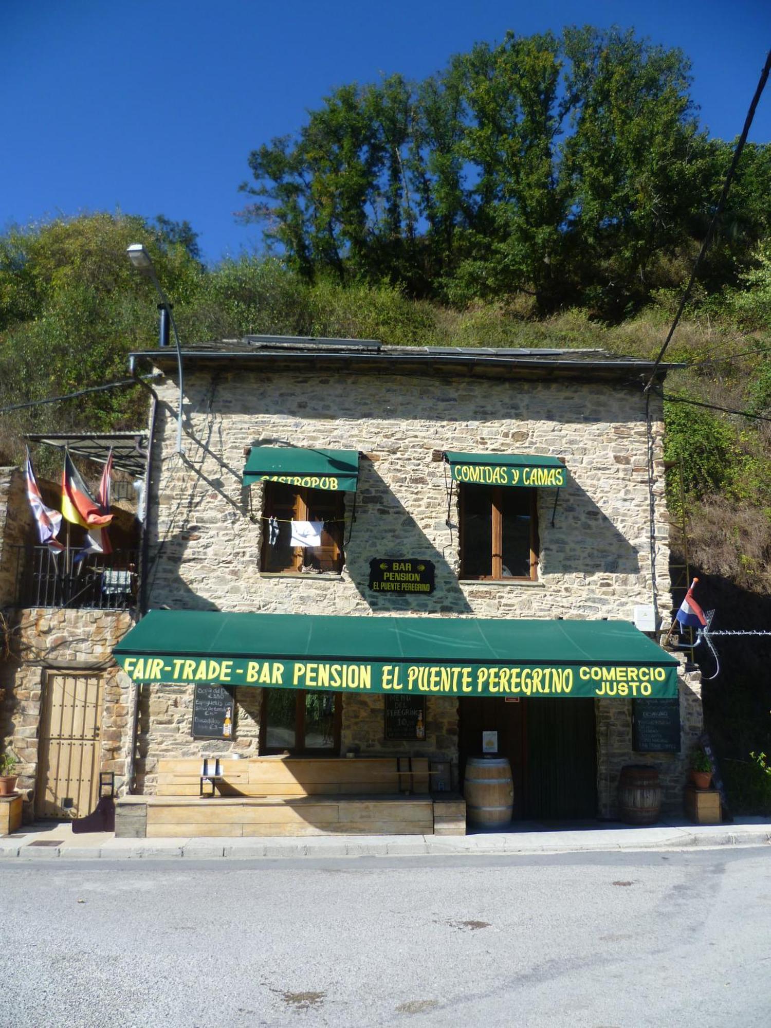 Pensjonat El Puente Peregrino Trabadelo Zewnętrze zdjęcie